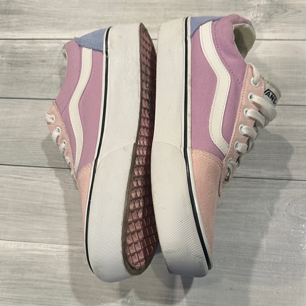 Vans Sz 9.5 Women's Ward Vulcanized Rubber Platform Sneakers - Picture 5 of 12